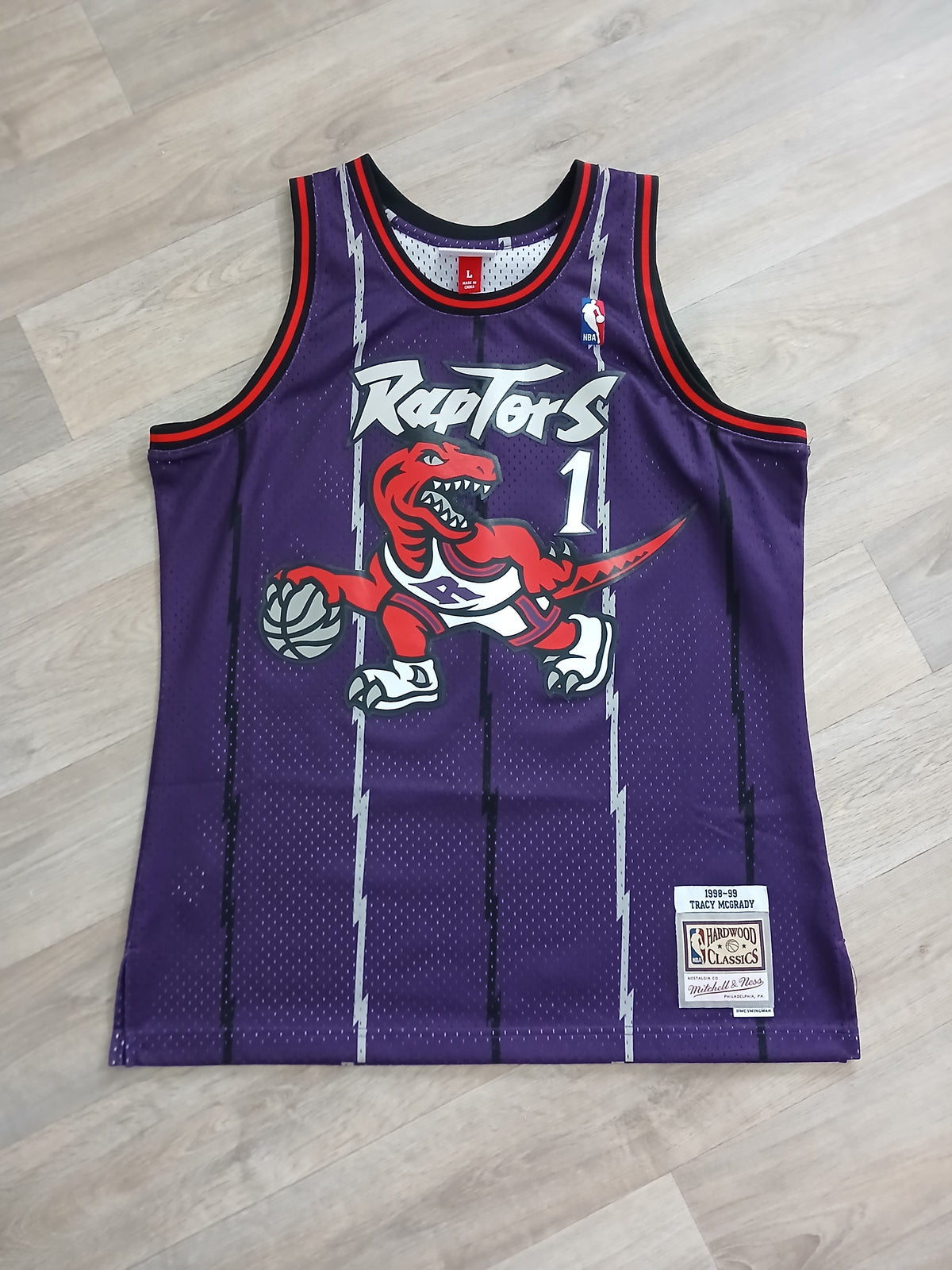 Tracy McGrady Toronto Raptors Jersey Size Large