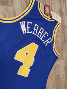 Chris Webber Golden State Warriors Jersey Size Small