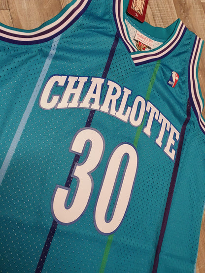Dell Curry Charlotte Hornets 1992-93 Road Jersey