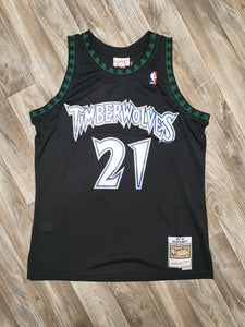 Kevin Garnett Minnesota Timberwolves Road 1997-98 Jersey