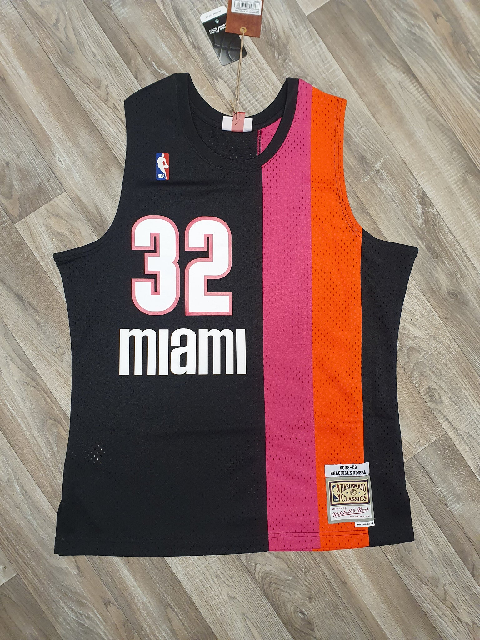 Headgear+Dwayne+Wade+Basketball+Jersey+Richards+Alternate+Miami+Heat+Vice+XL  for sale online