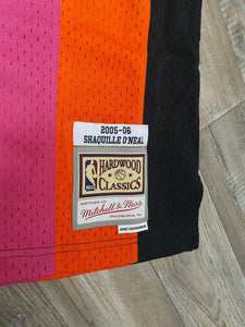 Mitchell & Ness Shaquille O'Neal Black Miami Heat 2005-06 Hardwood Classics Swingman Jersey
