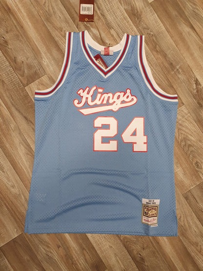 Reggie Theus Sacramento Kings Road 1985-86 Jersey