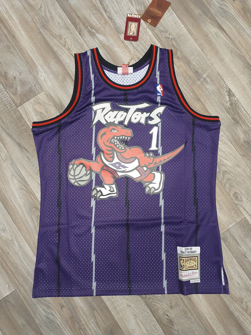 Tracy McGrady Toronto Raptors Road 1998-1999 Jersey Size XL