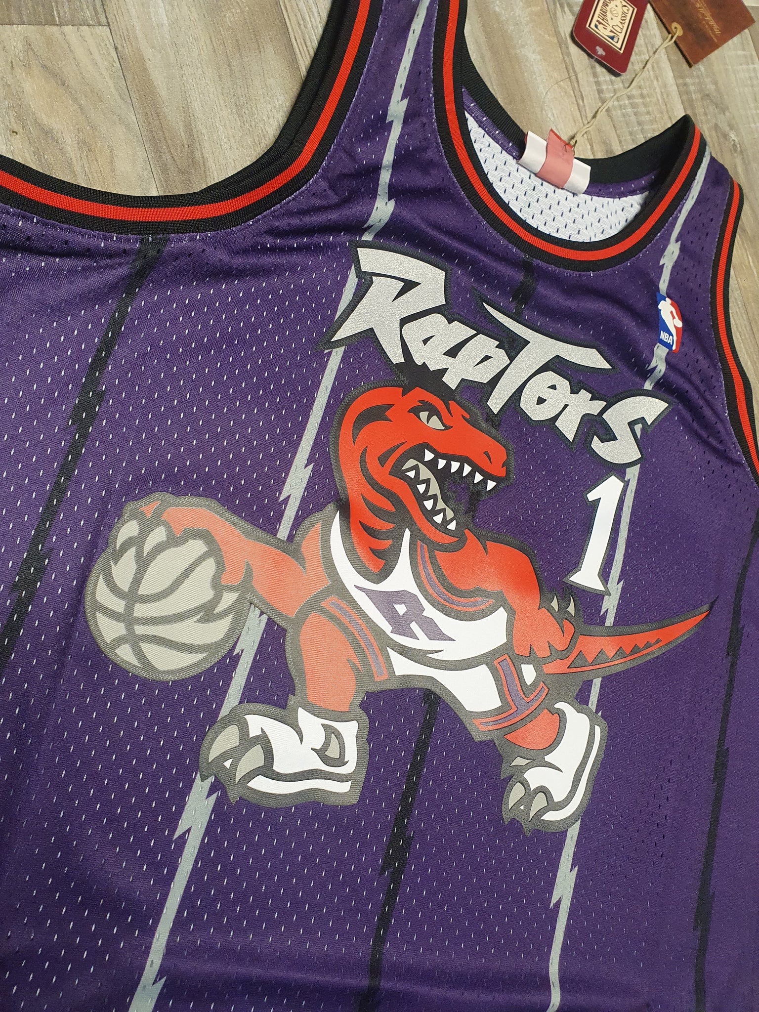 Tracy McGrady Toronto Raptors Mitchell & Ness NBA 1998-1999