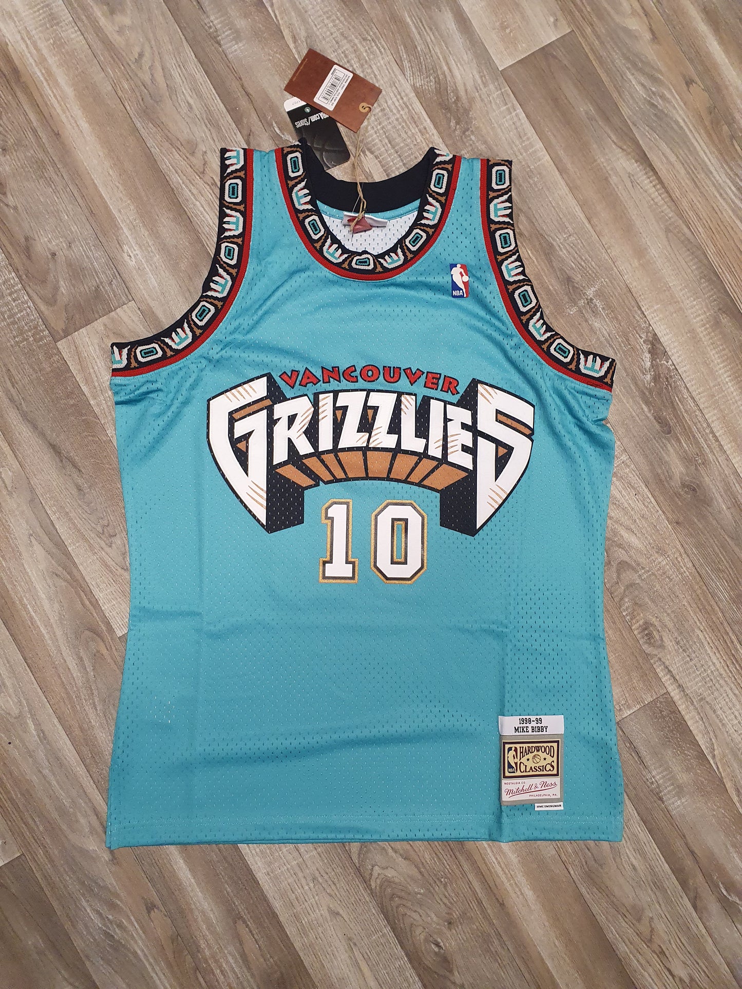 Mike Bibby Vancouver Grizzlies Road 1998-99 Jersey