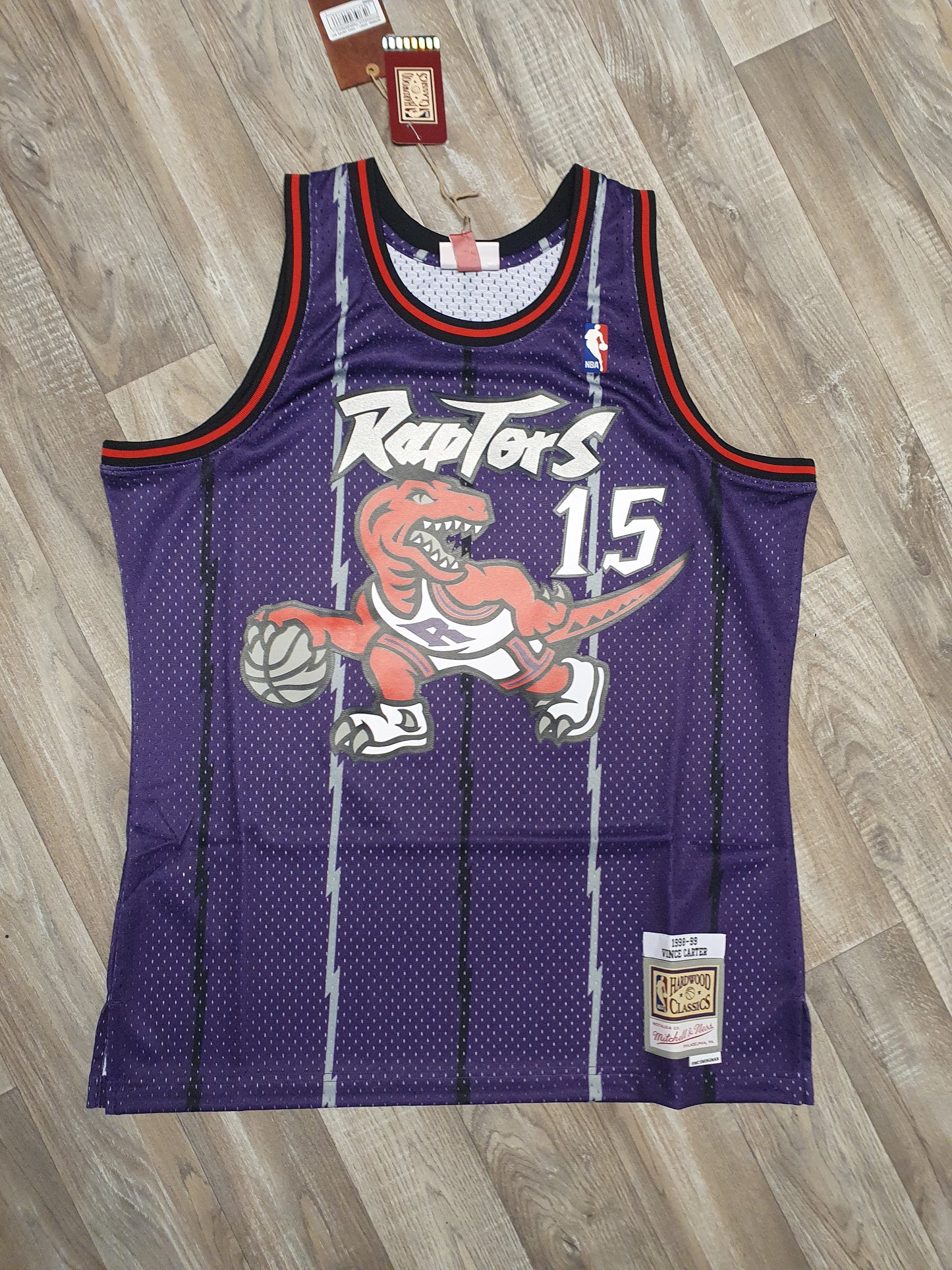 Vince Carter Toronto Raptors 1998-99 Road Jersey Size XL