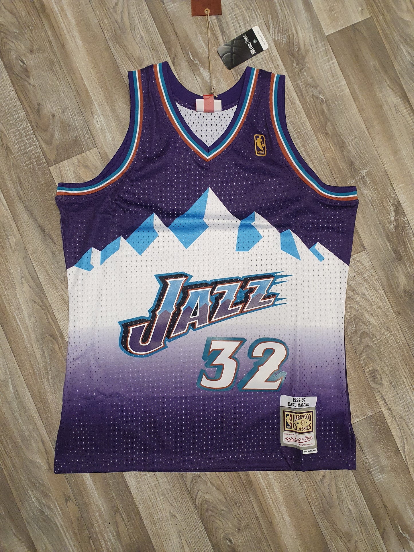 Karl Malone Utah Jazz Road 1996-97 Jersey