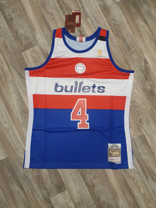 Chris Webber Washington Bullets Alternate 1996-97 Jersey Size Medium