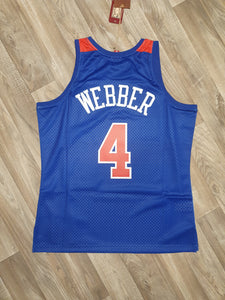 Chris Webber Washington Bullets Alternate 1996-97 Jersey Size Medium