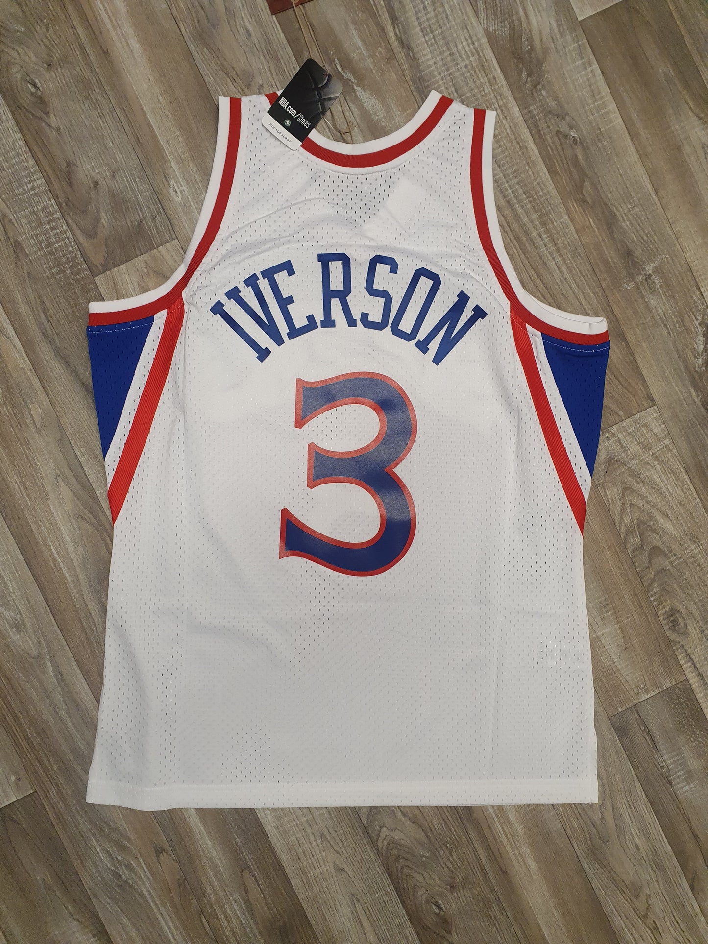 Allen Iverson Philadelphia 76ers Home 1996-97 Jersey