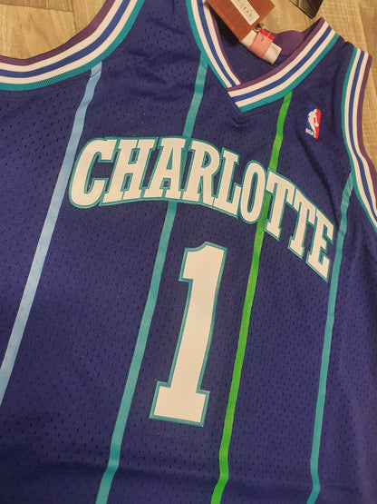 Muggsy Bogues (First Generation) Charlotte Hornets 1994-95 Jersey