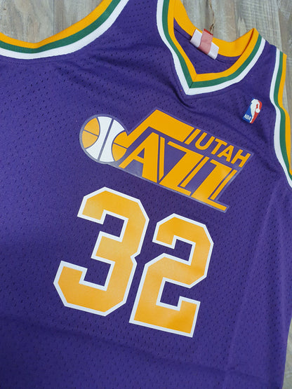 Karl Malone Utah Jazz 1991-92 Jersey Size Medium