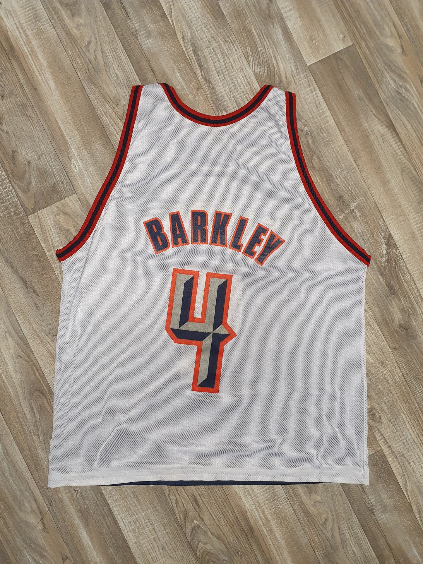 Charles Barkley Reversible Houston Rockets Jersey Size Large