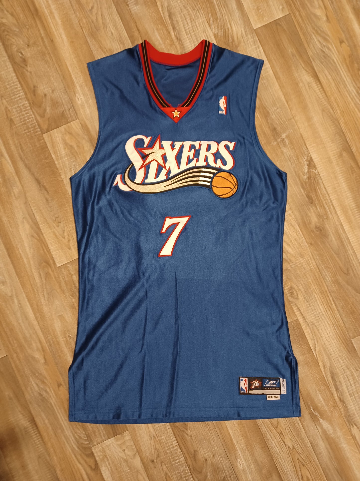 John Salmons Authentic Game Issued Philadelphia 76ers Jersey Size Large