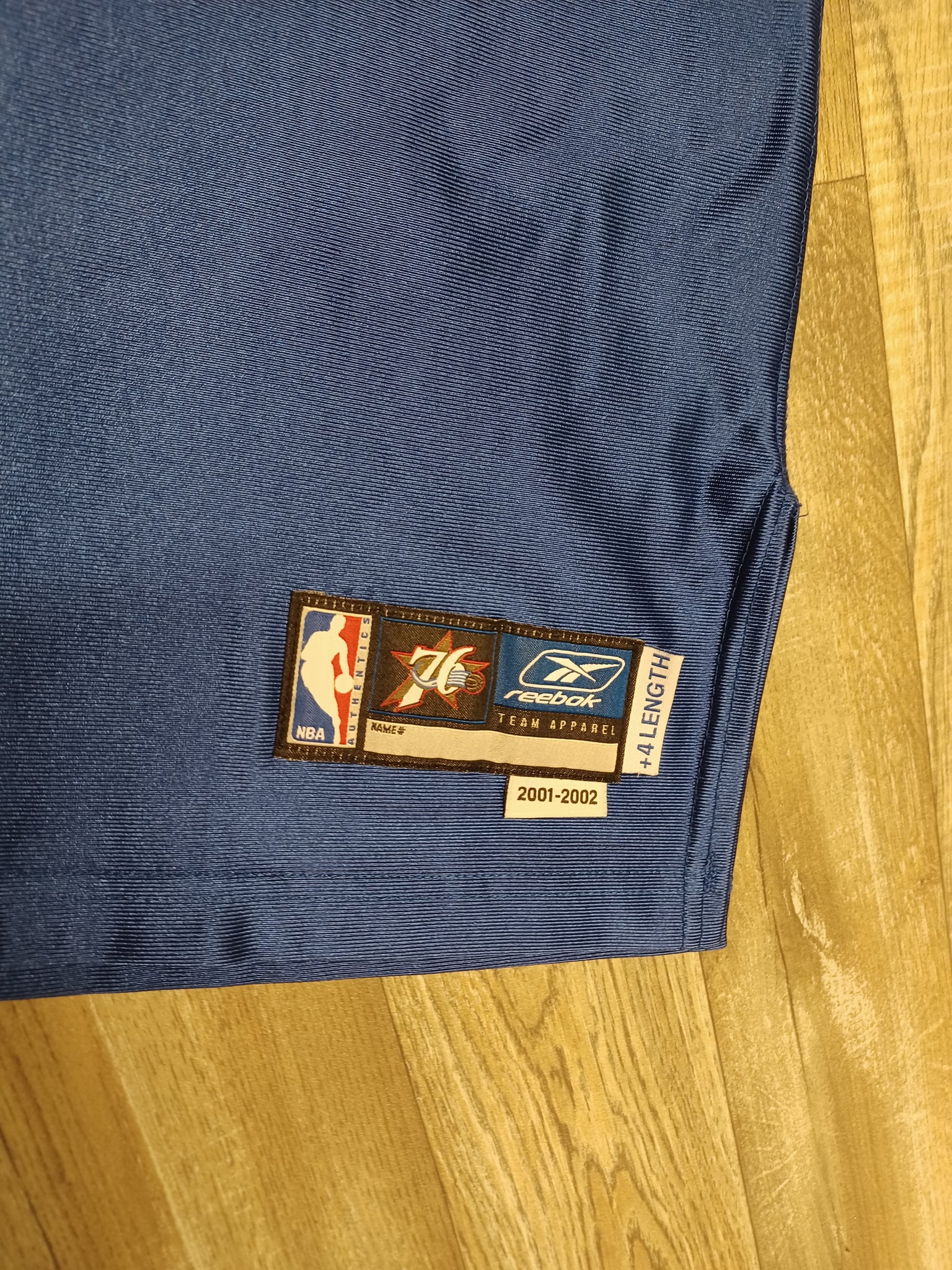 2002 NBA All Star Game Philadelphia 76ers Reebok NBA T Shirt Size