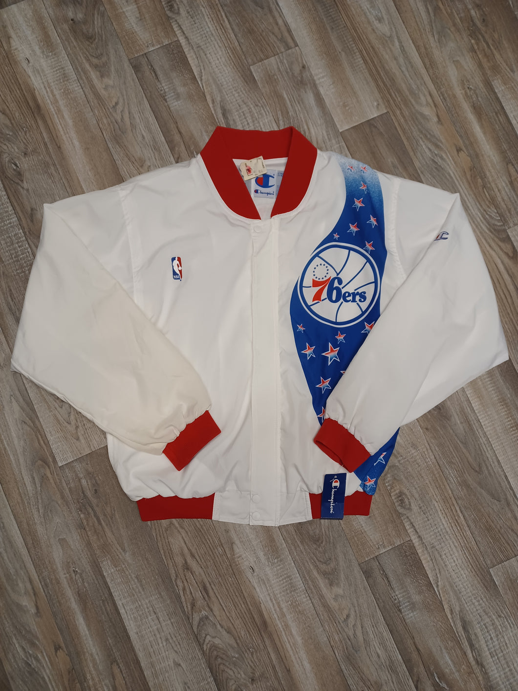 Philadelphia 76ers Warm Up Jacket Size Medium