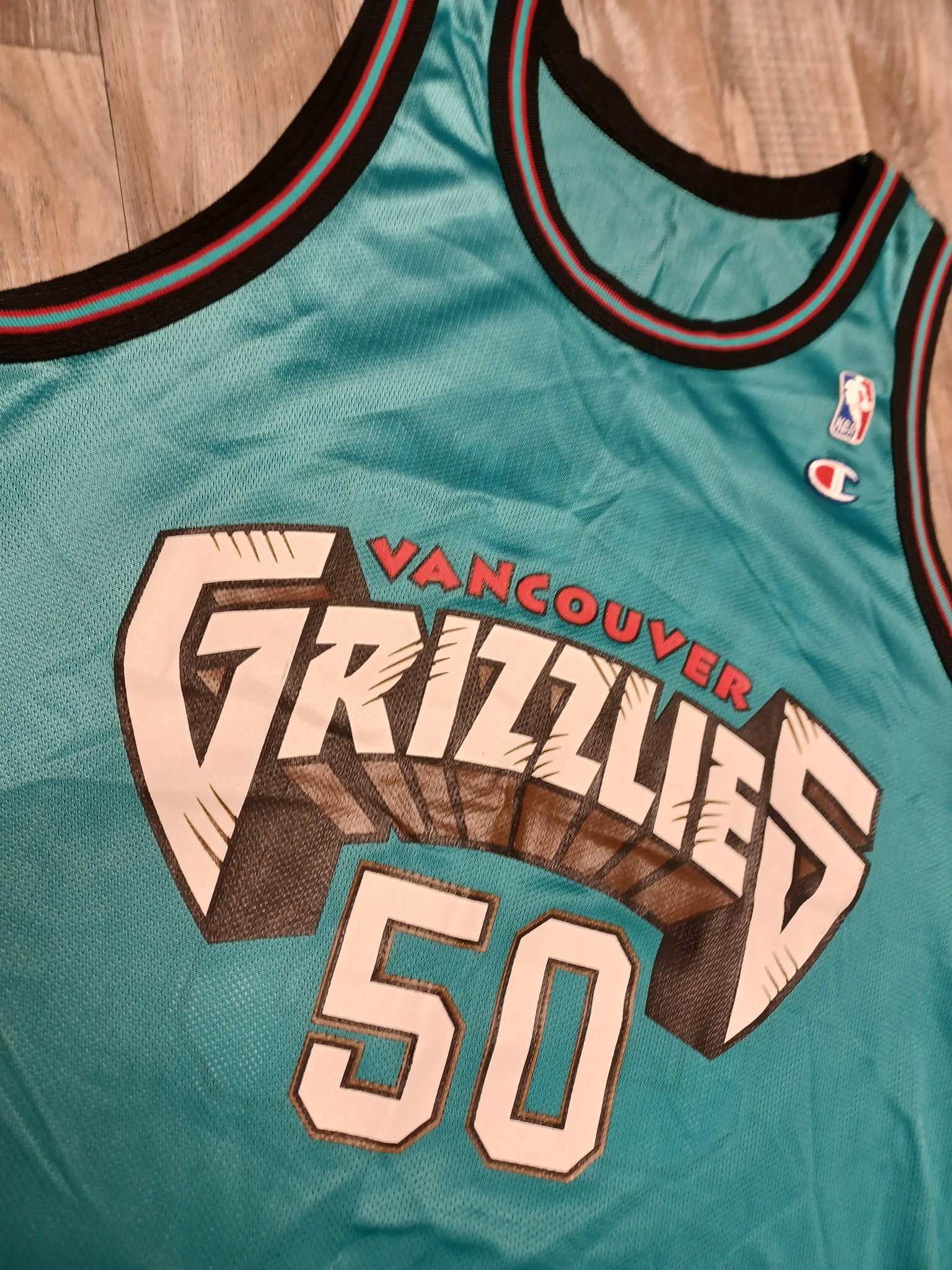 The Grizzlies From Up North . . . Just Added To The Website! Vintage  Champion Vancouver Grizzlies Bryant Reeves Jersey Size 40/Medium- In…