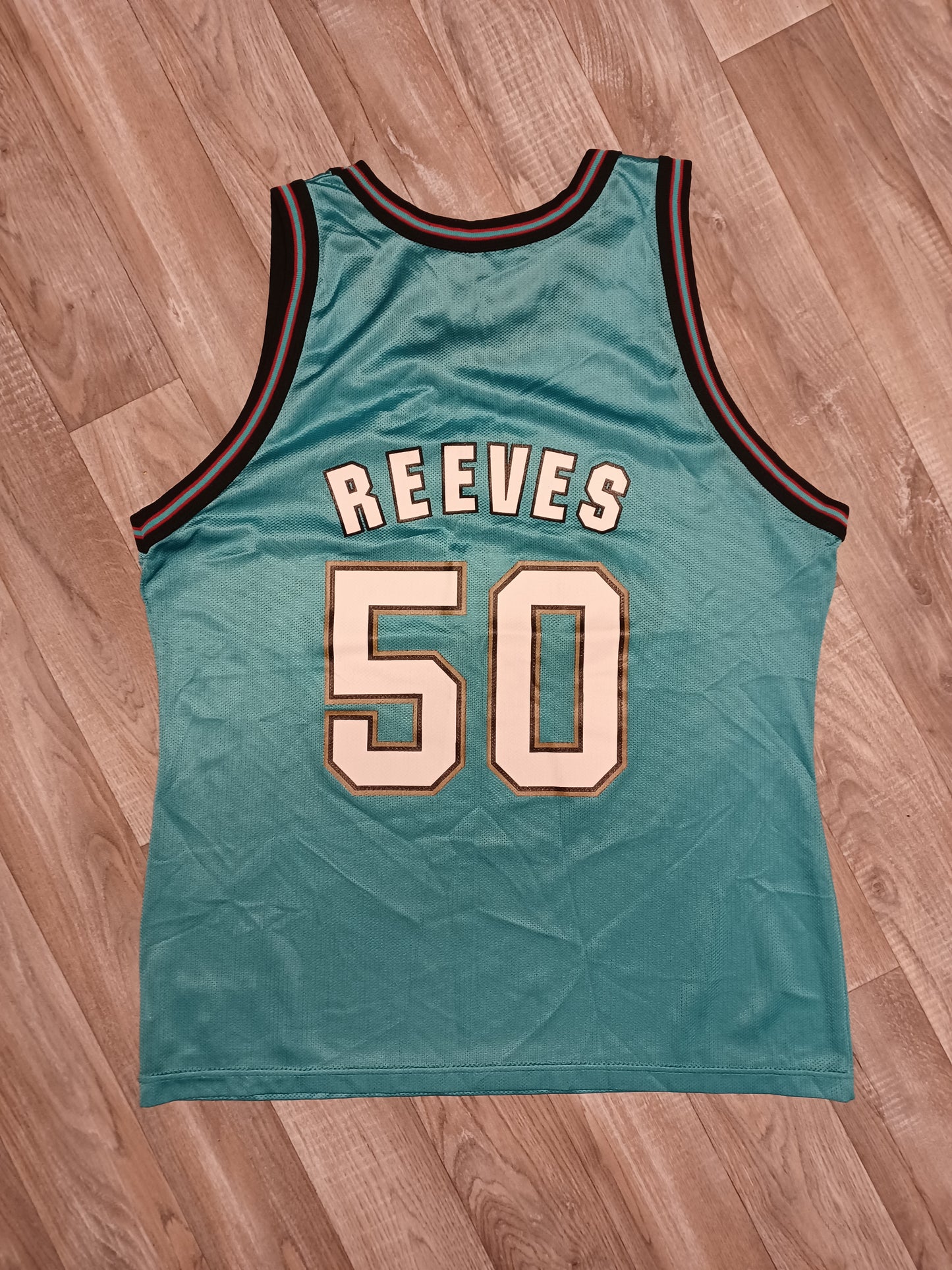 Bryant Reeves Vancouver Grizzlies Jersey Size Large