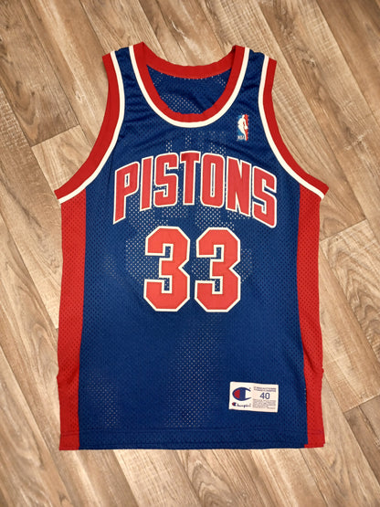 Grant Hill Authentic Detroit Pistons Jersey Size Medium