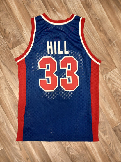 Grant Hill Authentic Detroit Pistons Jersey Size Medium