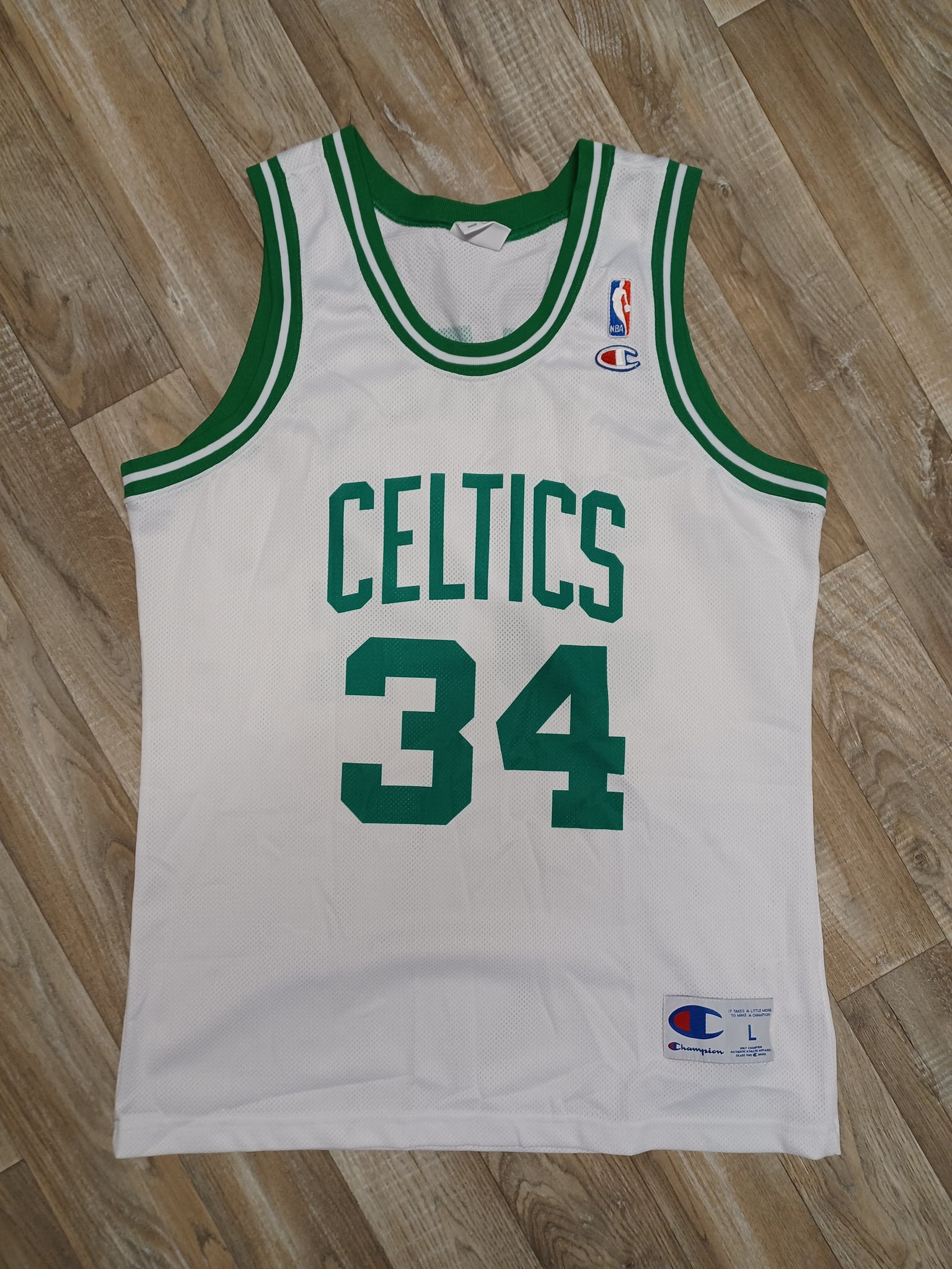 Boston Celtics Paul Pierce Champion Jersey Vintage NBA 