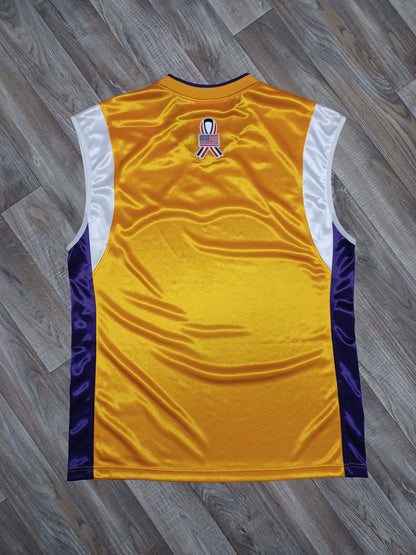 Los Angeles Lakers Authentic NBA Finals Warm Up Jersey Size Large