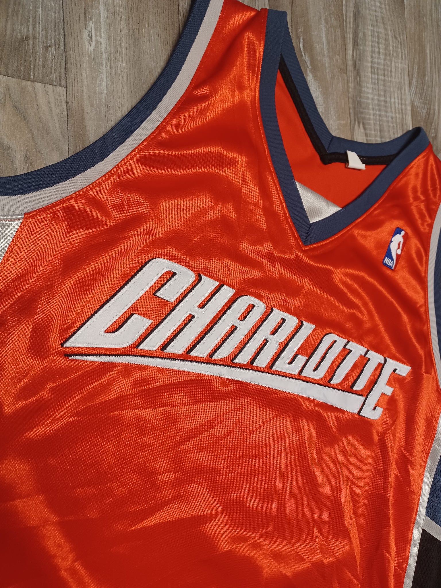 Charlotte Bobcats Authentic Blank Size XL The Throwback Store