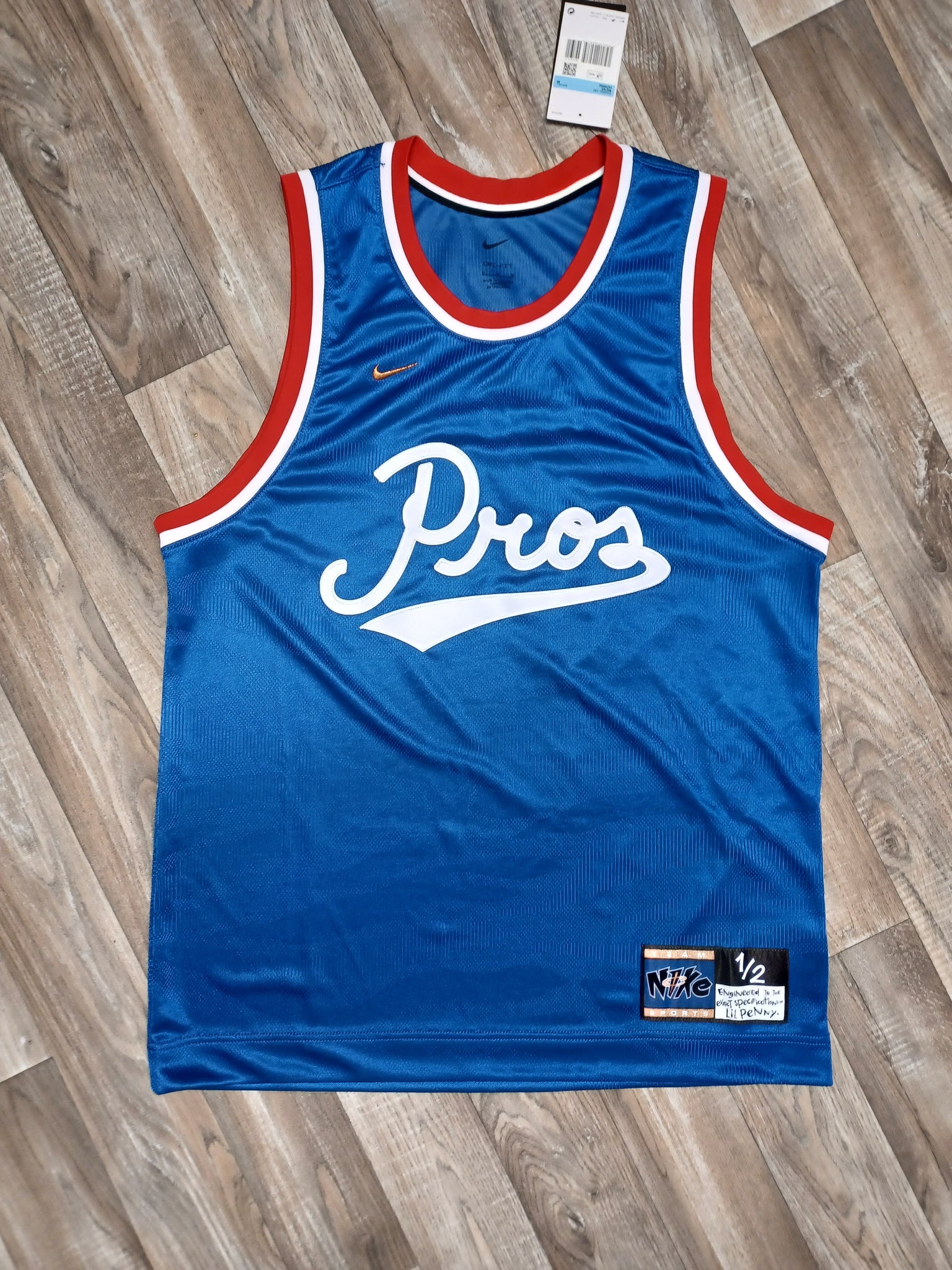 Lil Penny Throwback Custom Basketball Jersey (White) 3XL