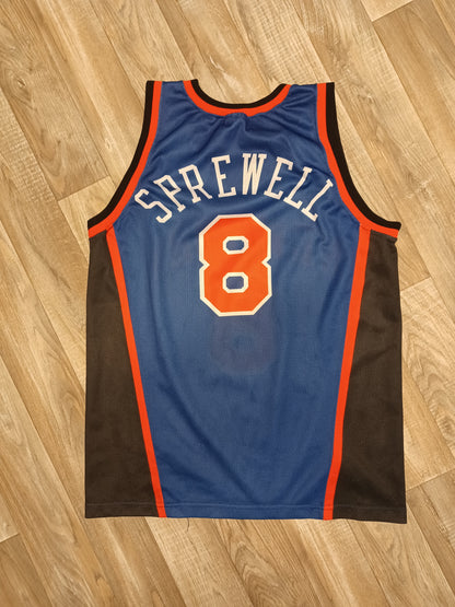 Latrell Sprewell New York Knicks Jersey Size Medium