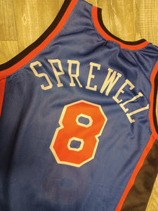 Latrell Sprewell New York Knicks Jersey Size Medium