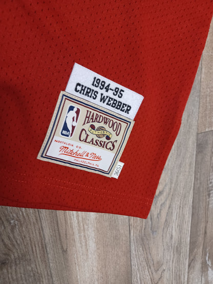 Chris Webber Authentic Washington Bullets Jersey Size Small
