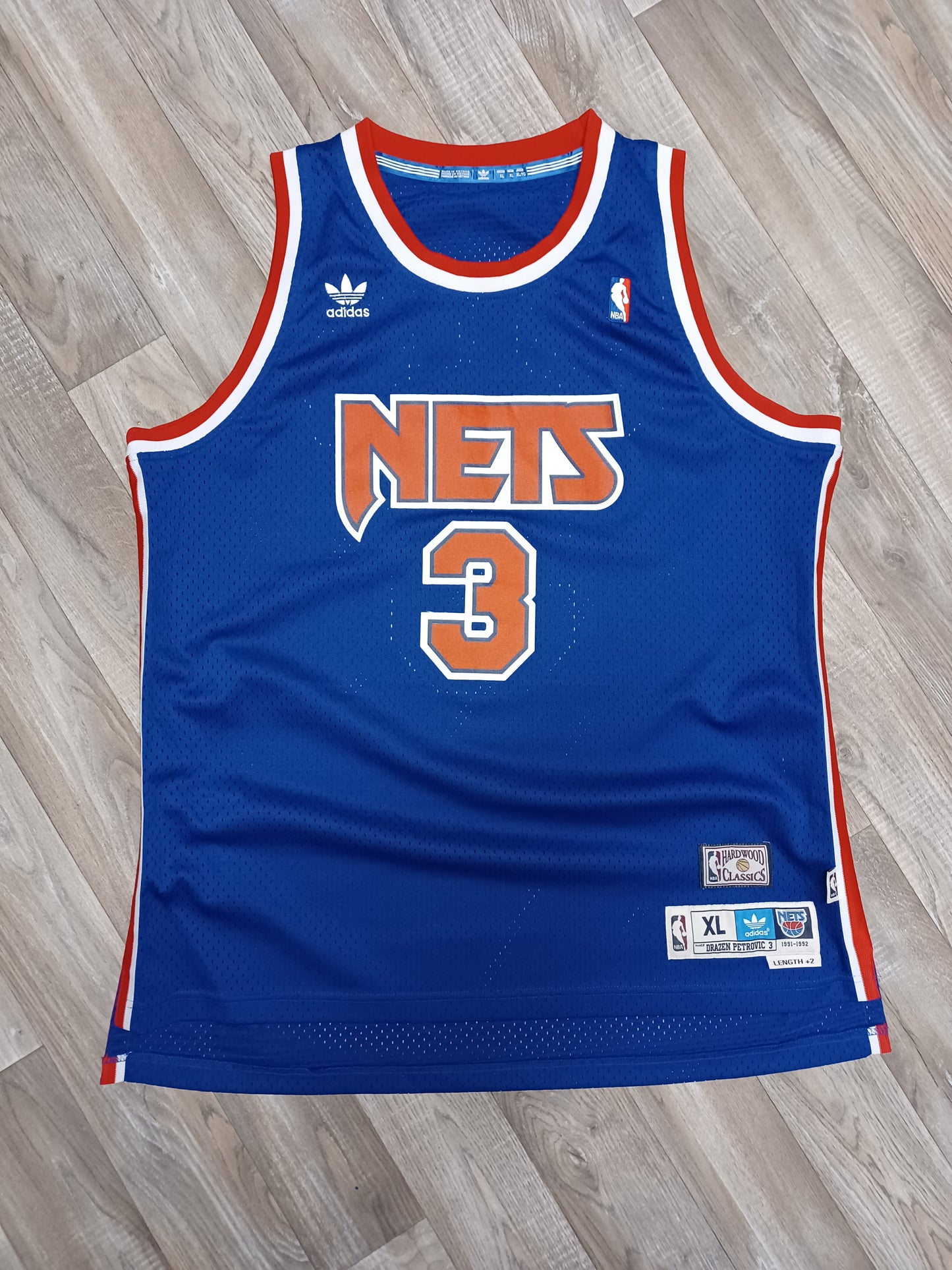 Drazen Petrovic New Jersey Nets Jersey Size XL