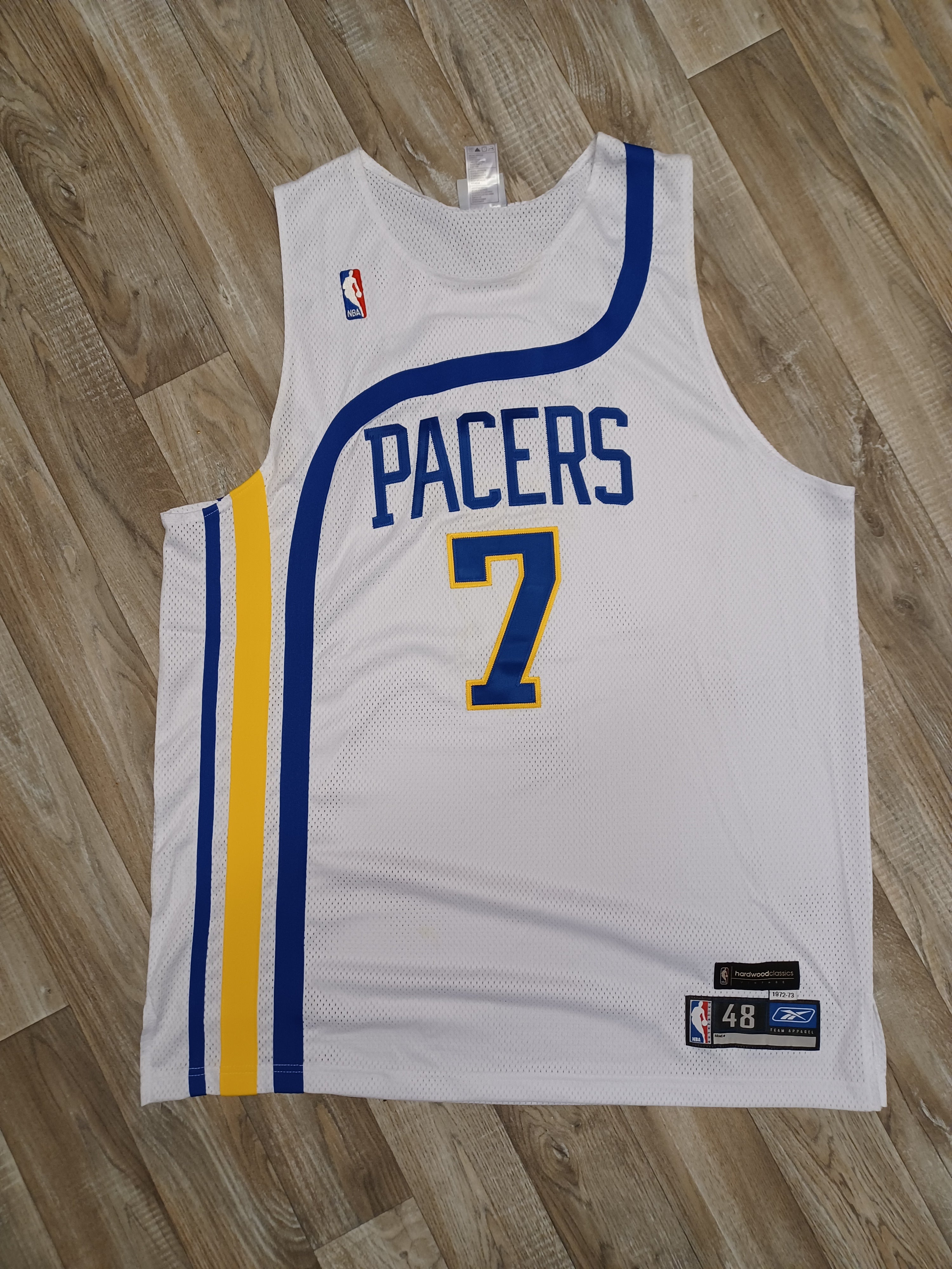 INDIANA PACERS Reebok NBA – Jermaine O'Neal #7 Vintage Jersey – Size: Small  (8)