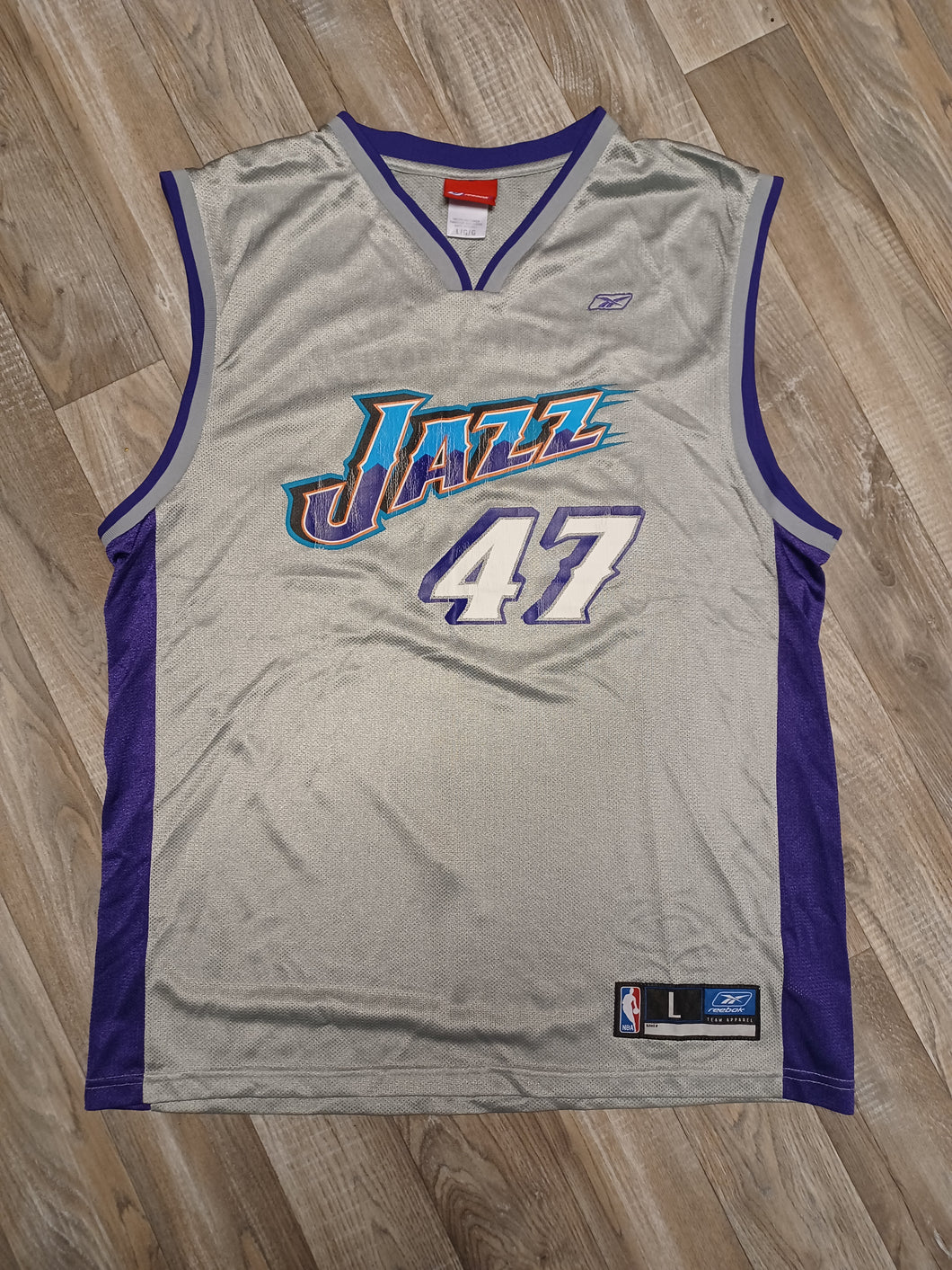Andre Kirilenko Utah Jazz Jersey Size Large