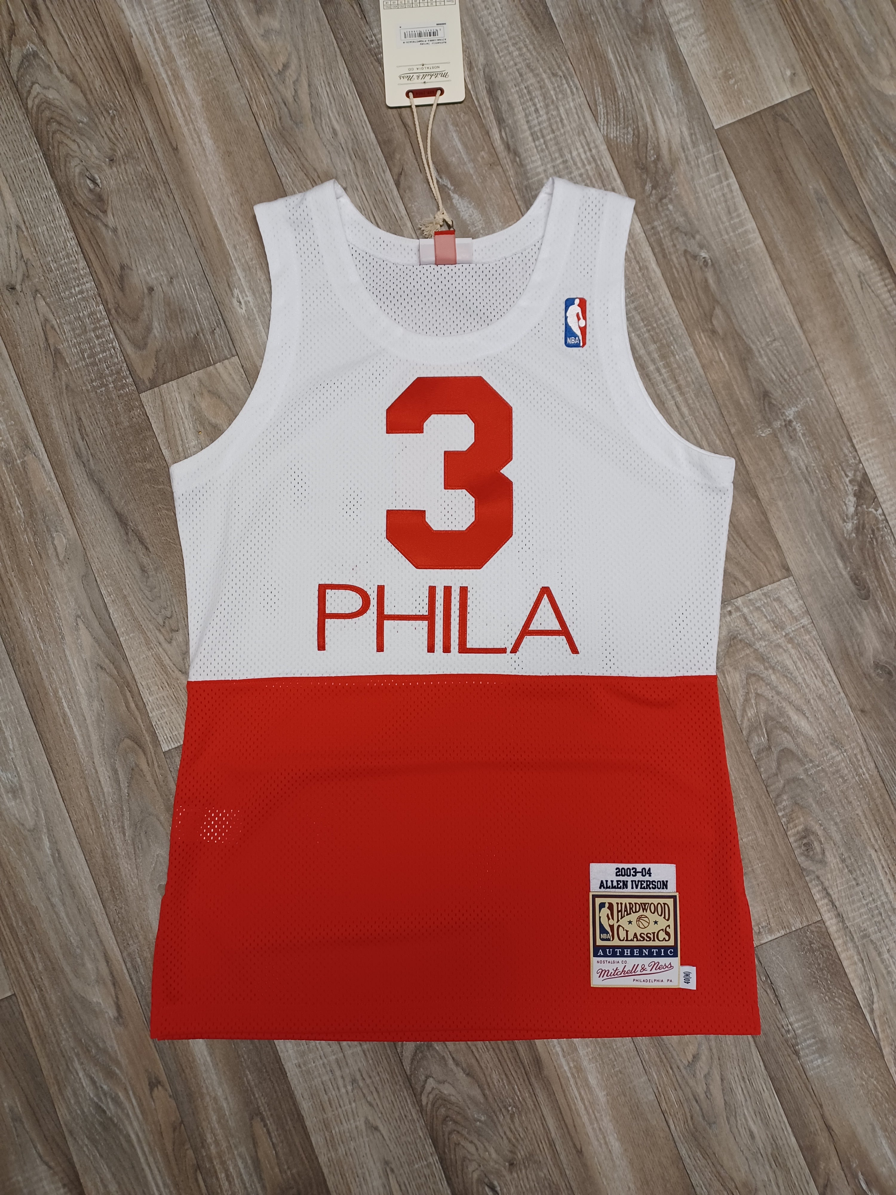 Iverson authentic jersey on sale