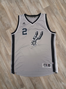 adidas Kawhi Leonard San Antonio Spurs Alternate Replica Jersey - Gray