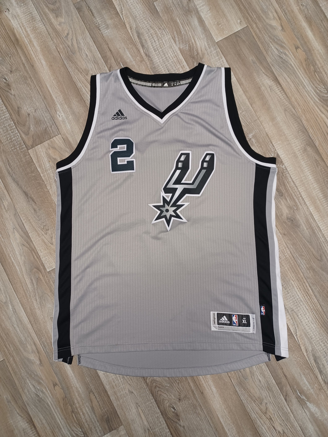 Spurs gray hot sale jersey