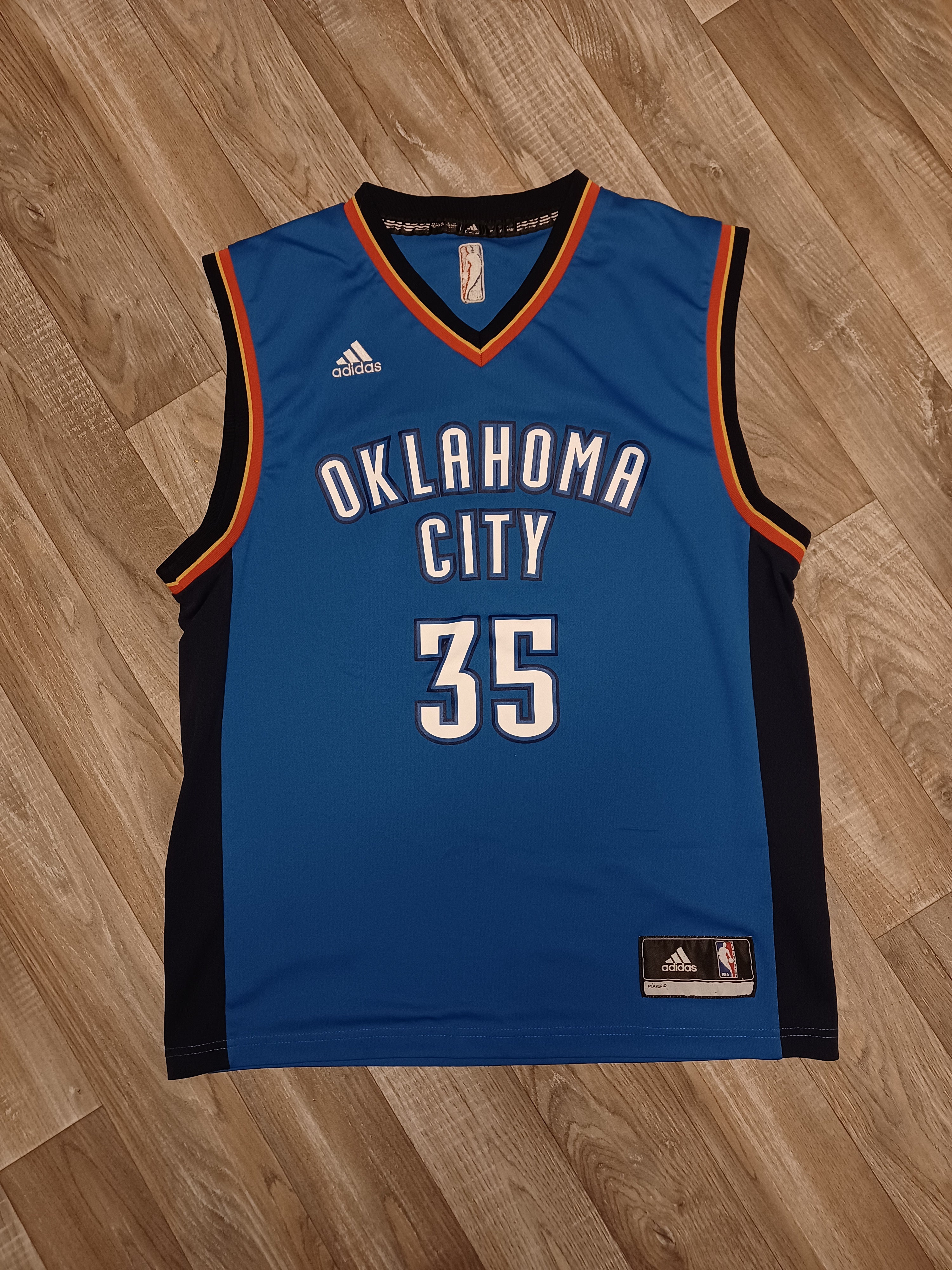 Kevin Durant Oklahoma City Thunder Jersey Size Medium The Throwback Store