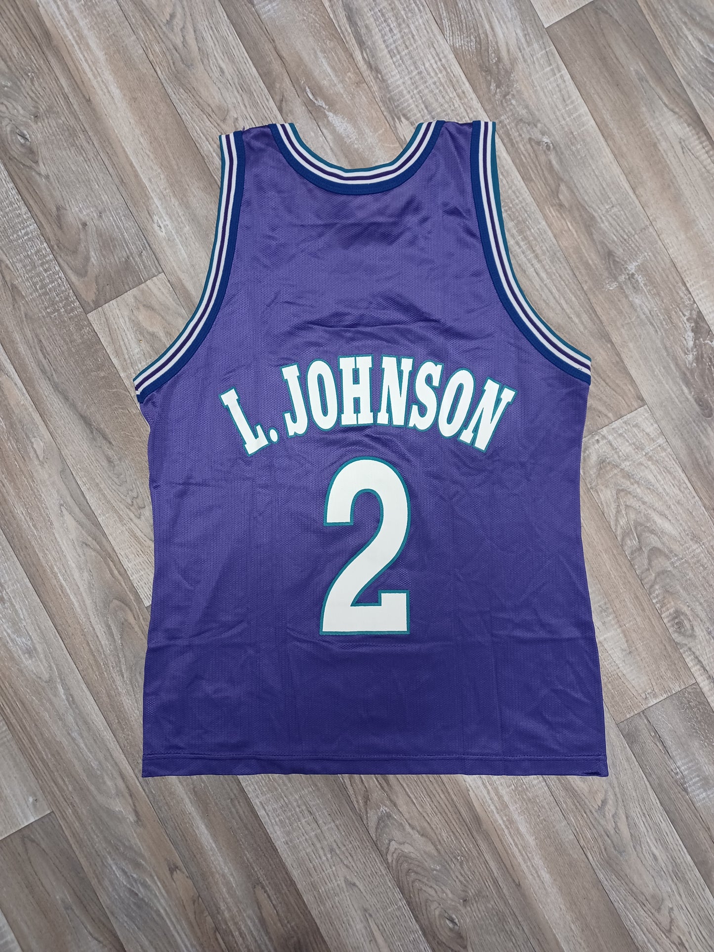 Larry Johnson Charlotte Hornets Jersey Size Medium