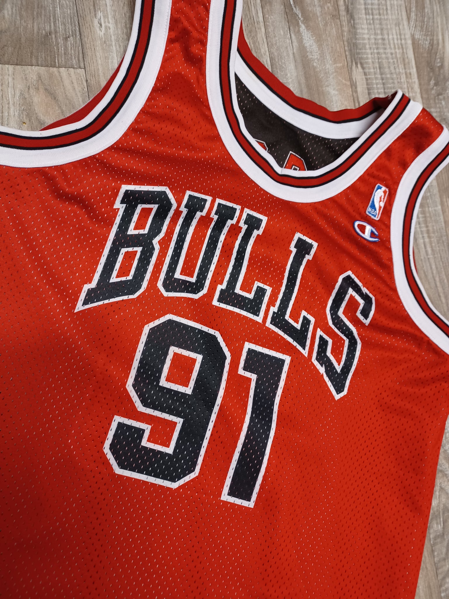Shop Mitchell & Ness Chicago Bulls Dennis Rodman 1995-1996