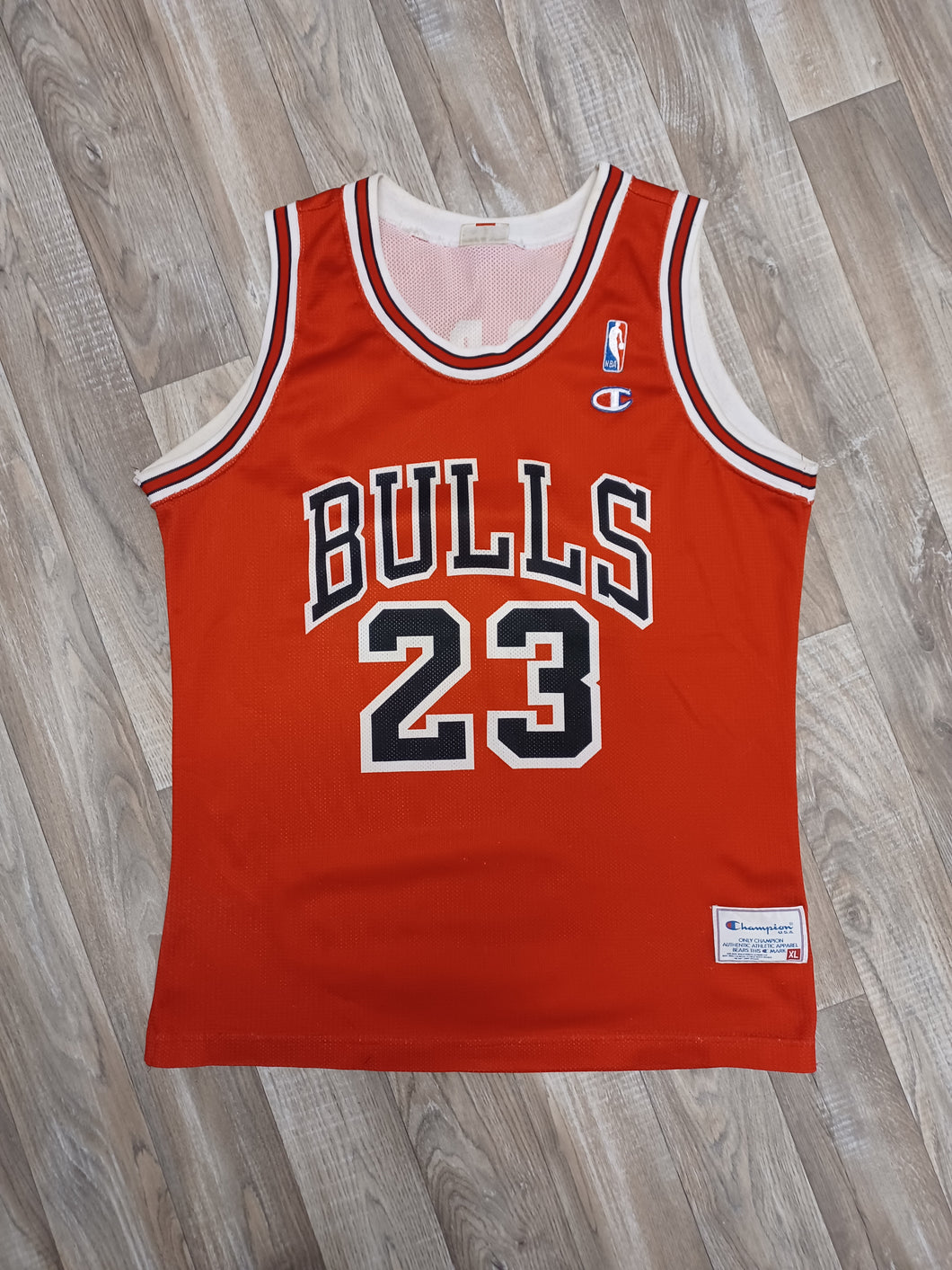 Size 48 VTG Champion Jordan Jersey Chicago Bulls 23 NBA 90s 