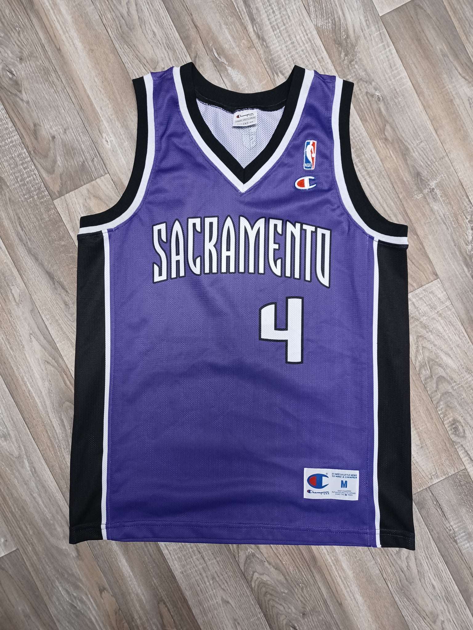 Vintage Sacramento Kings Chris Webber Champion Jersey 