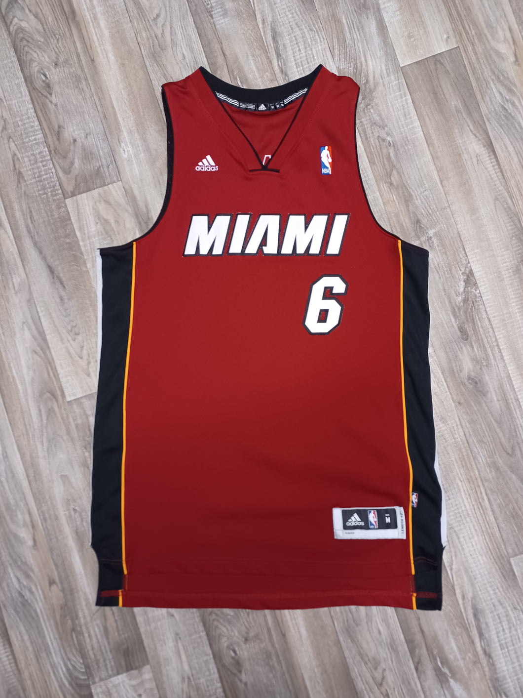 2010 LeBron James Miami Heat Adidas NBA Swingman Jersey Size Medium – Rare  VNTG