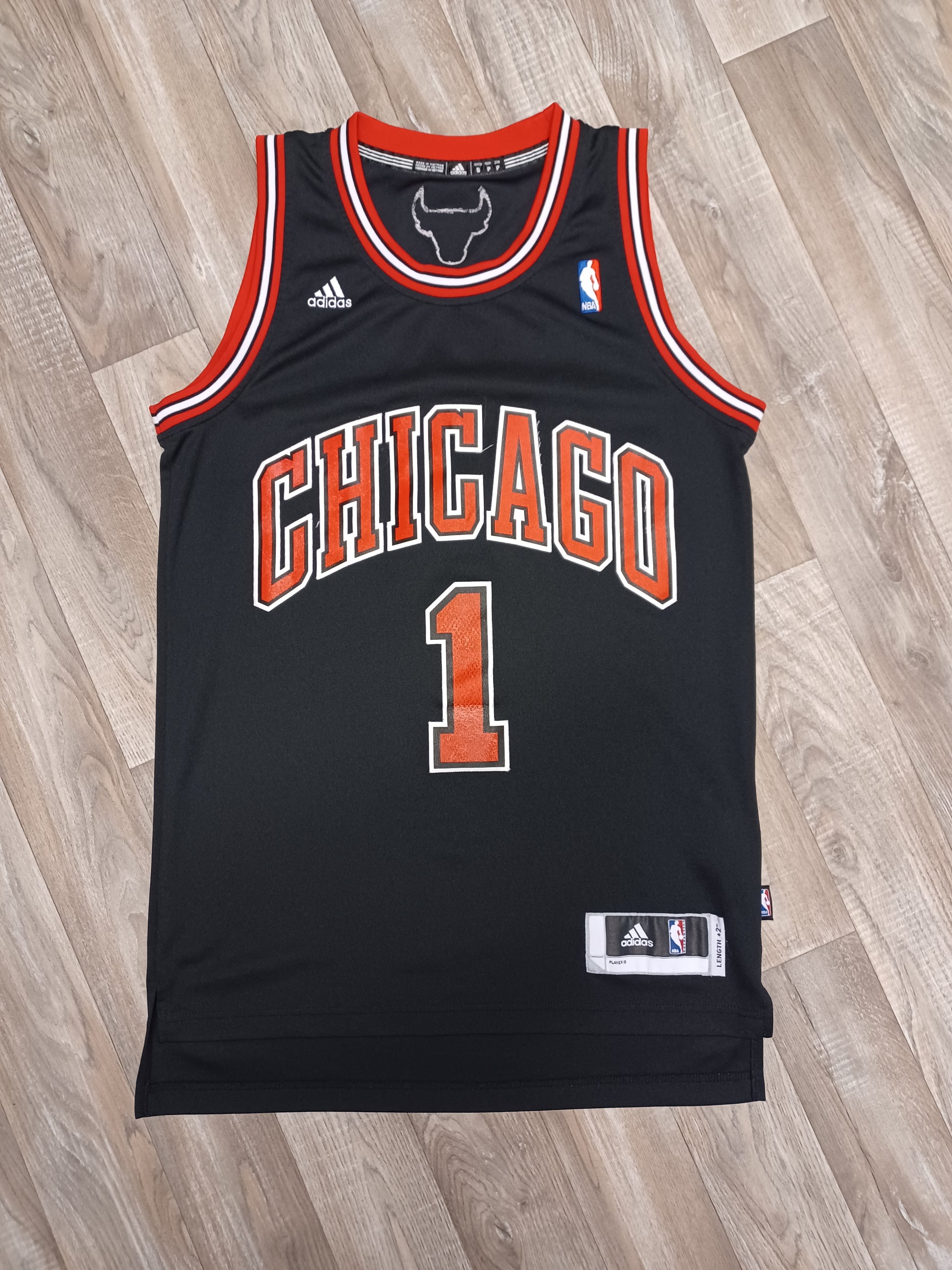 D Rose Black Bulls Jersey Derrick Rose Chicago Bulls Jersey Size