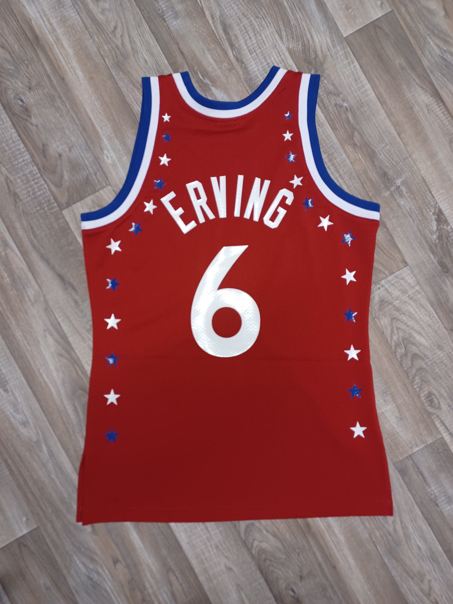 Julius Dr J Erving Authentic NBA All Star 1983 Jersey Size Medium