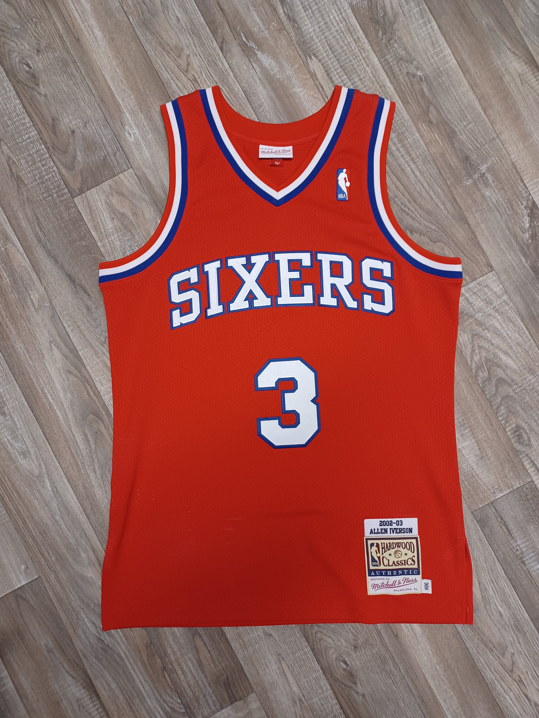 Authentic allen iverson 76ers clearance jersey