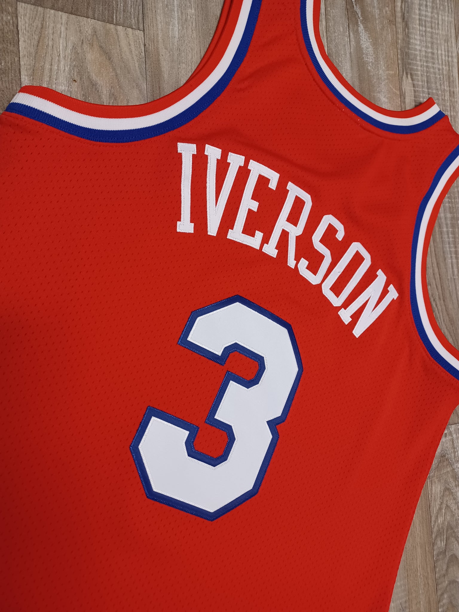 Authentic allen hotsell iverson 76ers jersey