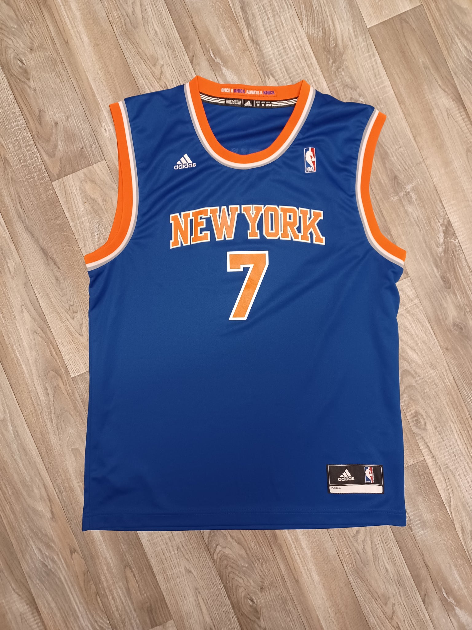 adidas, Other, Carmelo Anthony New York Knicks Jersey Orange