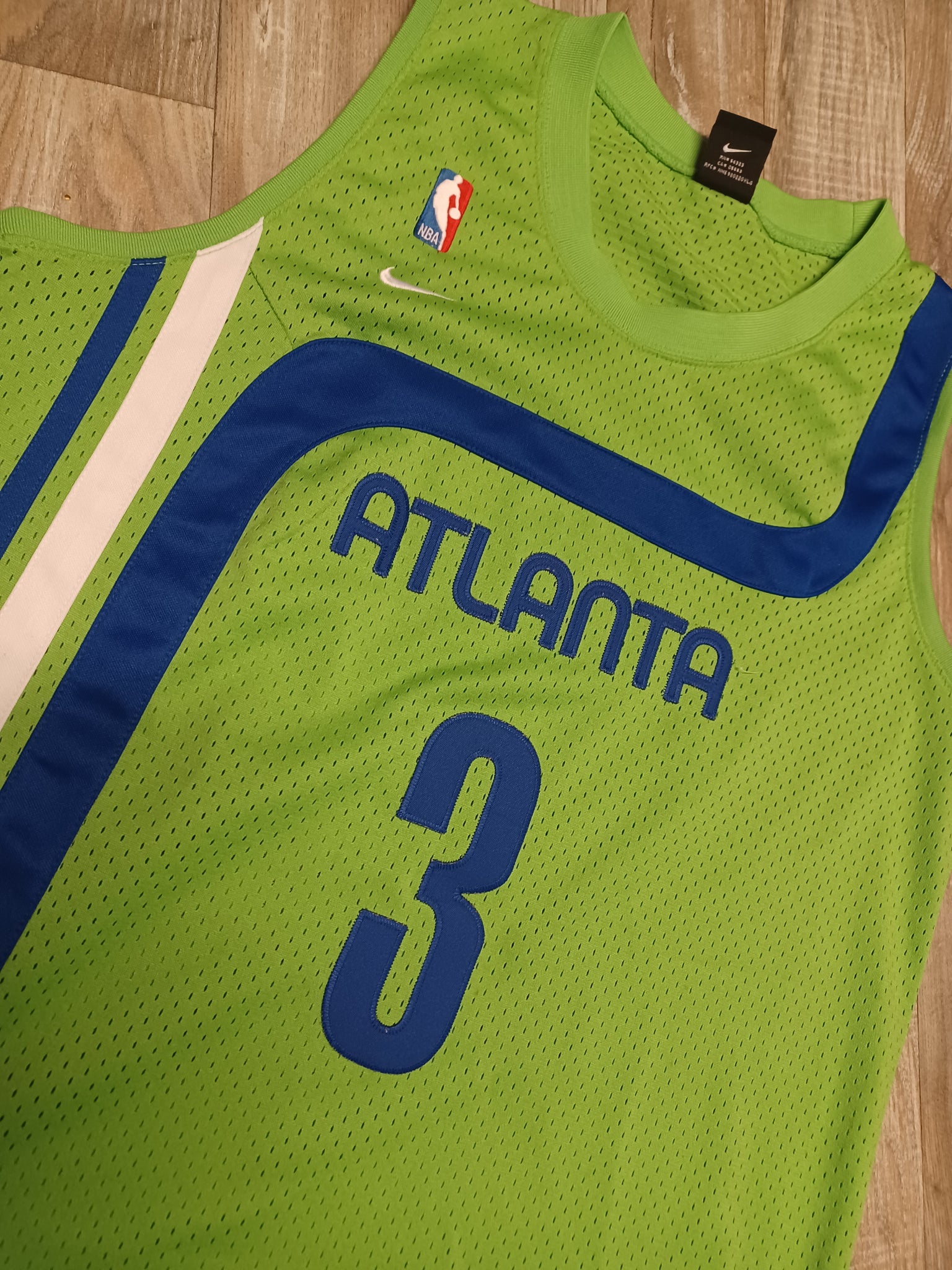 Official Atlanta Hawks Shareef Jersey Nike Team Basketball Used